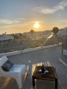 Dachterrasse mit Blick auf Altstadt