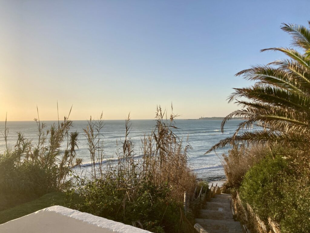 Vista del mar desde El Roqueo