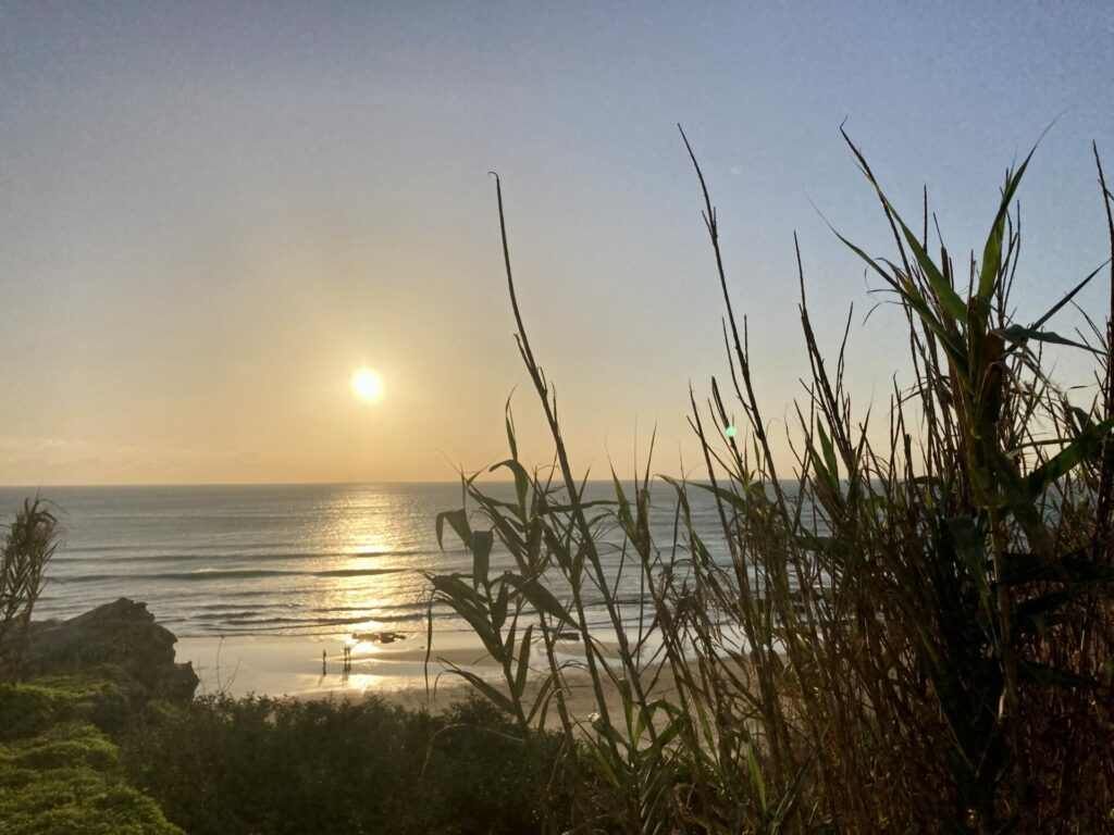 View from El Roqueo to the sea